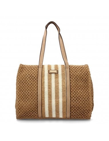 Sac bandoulière raphia tressé artisanal fait main style décontracté