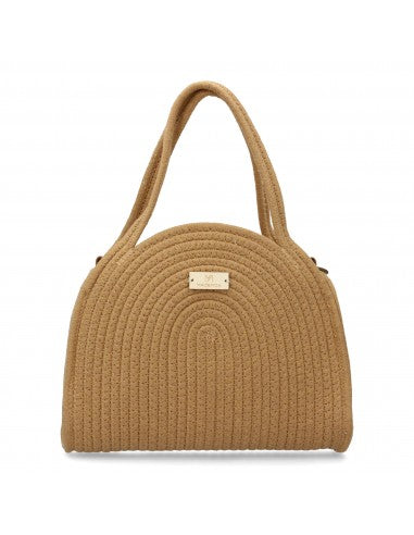 Détail tissage artisanal sac paille raphia Madagascar fait main