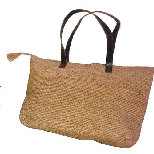 Sac à Main Raphia Bandoulière Femme Épaule - Artisanal Unique