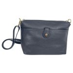 Sac Bandoulière Cuir Italien Noir Femme