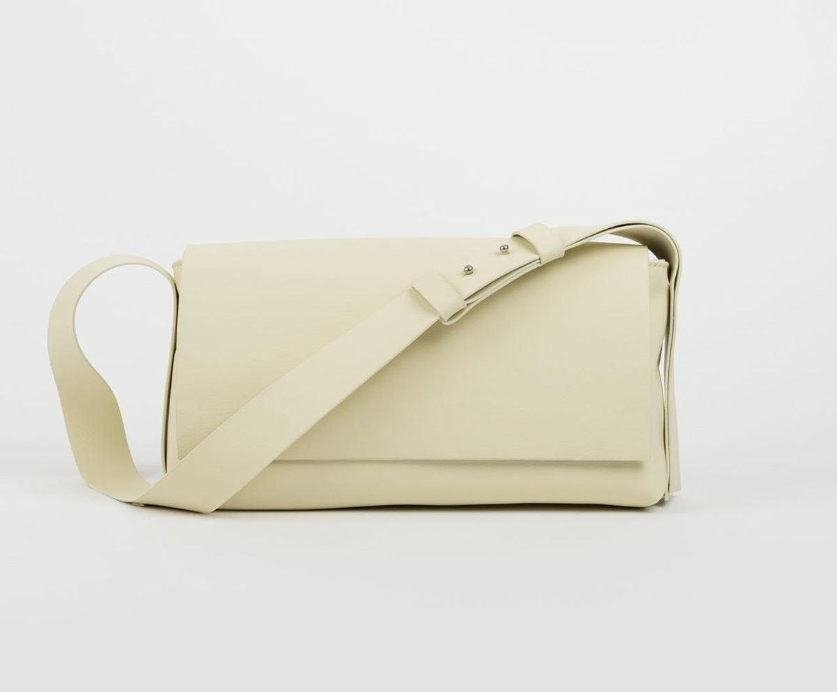 Sac à Main Bandoulière Blanc Silicone Végan - Sac Artisanal Femme