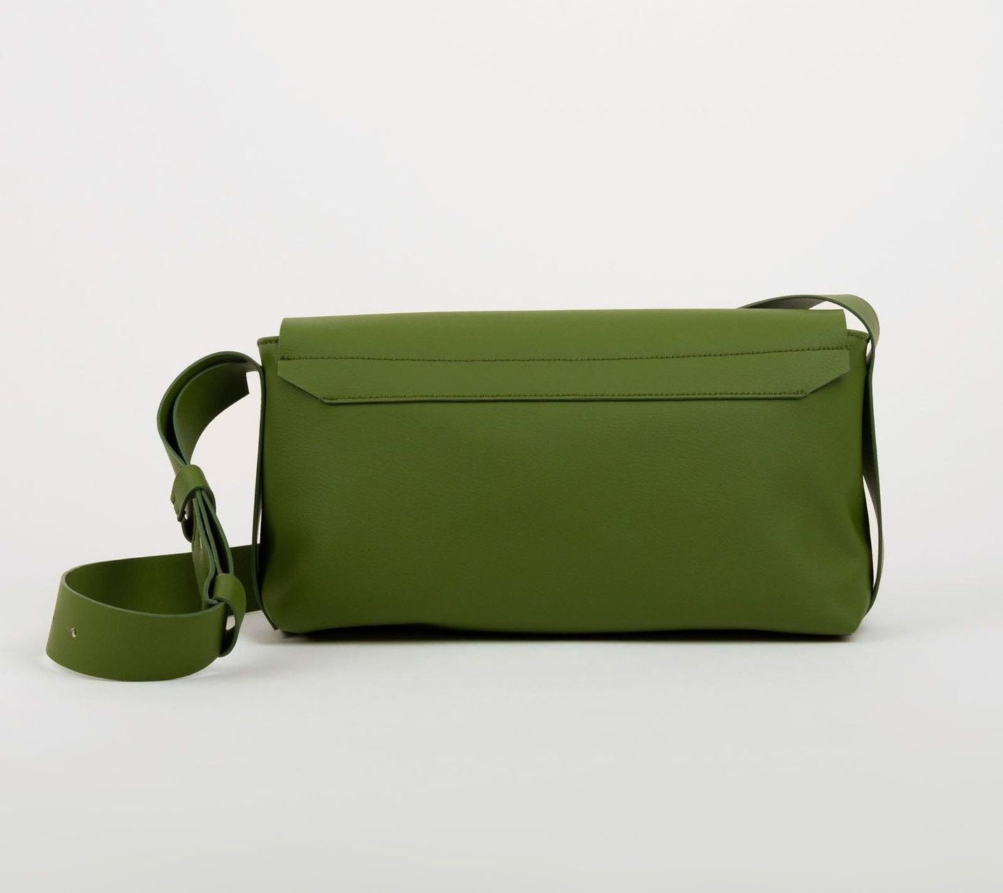 Sac à Main Bandoulière Vert Silicone Végan - Sac Artisanal Femme