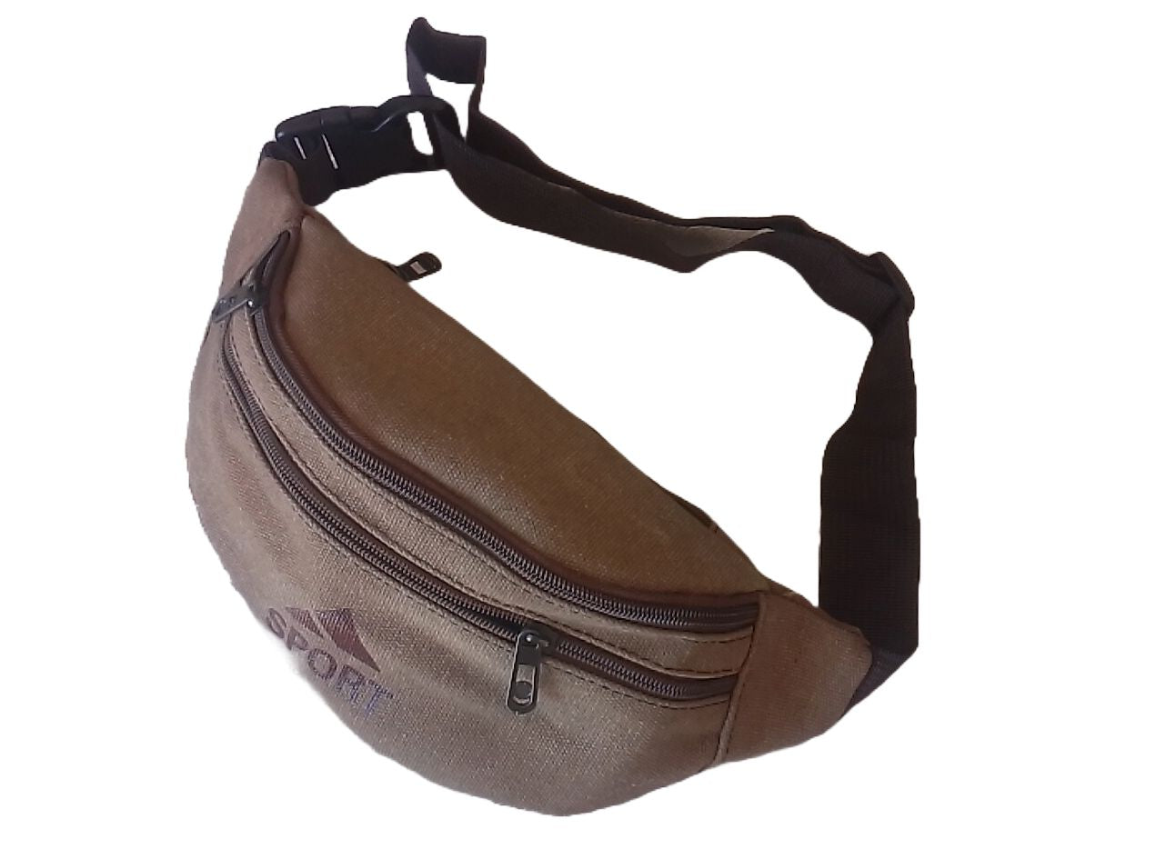 Sac banane gris