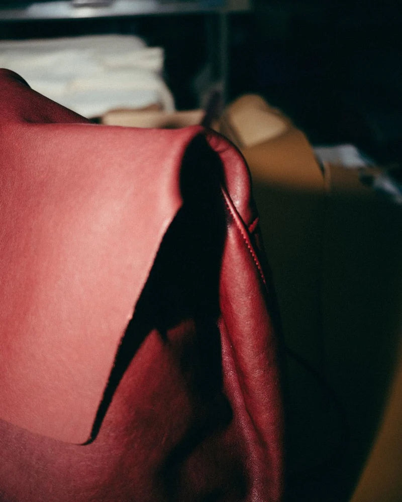 Mini Sac à Dos Cuir Marron & Or Rose IRENE — Artisanal Premium | Bmassy