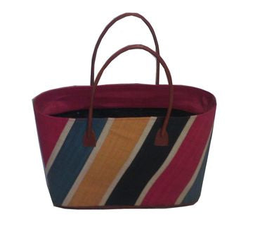 Sac à main femme en raphia multicolore – Artisanat de Madagascar