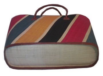 Sac à main femme en raphia multicolore – Artisanat de Madagascar