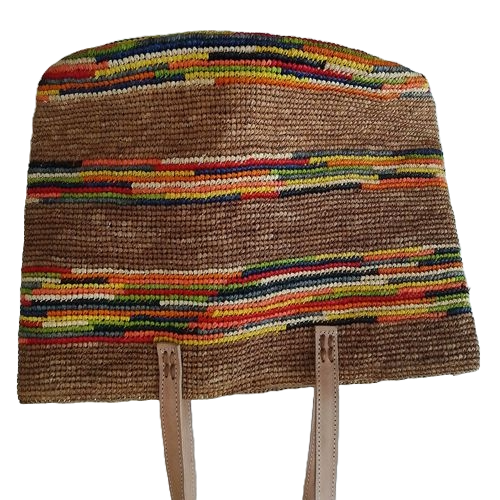 Sac à Main Raphia Bandoulière Femme - Modèle Essentiel