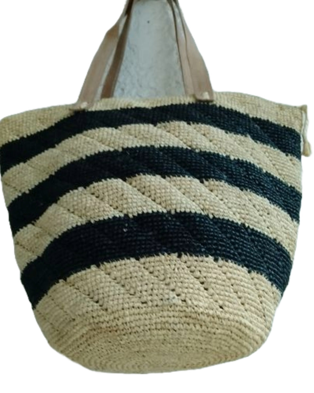 Sac à main bandoulier noir et blanc