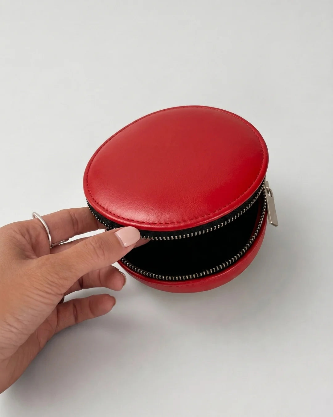 Almita Mini sac en cuir rouge fait main – bmassy