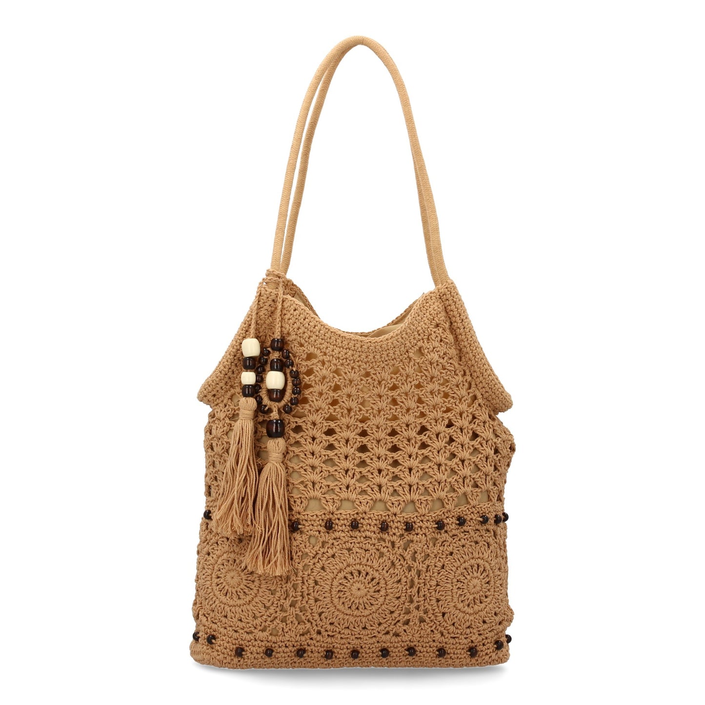 Détail sac raphia beige clair artisanal fait main qualité premium