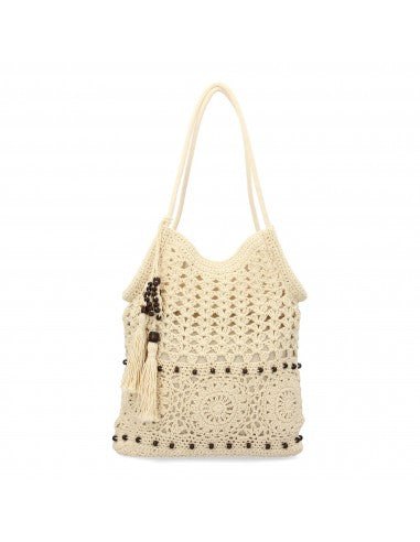 Sac raphia claire fait main original artisanal style raffiné