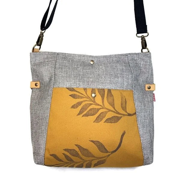 Sac à main Artéa Forte gris jaune – Confort et Style Responsable