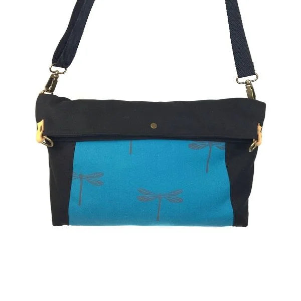 Sac à main Artéa Forte Noir et bleu – Confort et Style Responsable