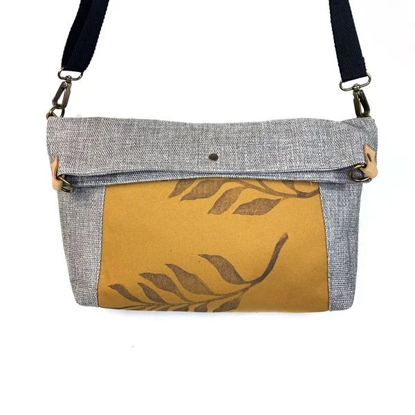 Sac à main Artéa Forte gris jaune – Confort et Style Responsable