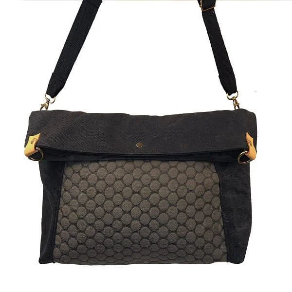 Sac à main Artéa Forte Gris Noir – Confort et Style Responsable
