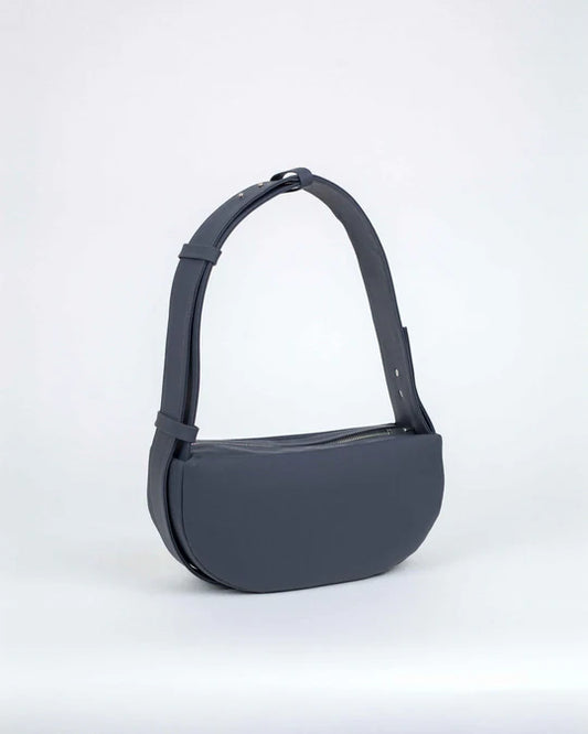Sac à Main Baguette Gris Silicone Végan - Sac Artisanal Femme