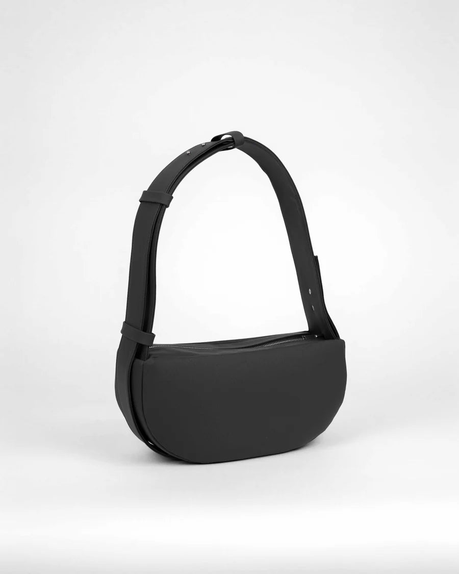 Sac à Main Baguette Gris Silicone Végan - Sac Artisanal Femme