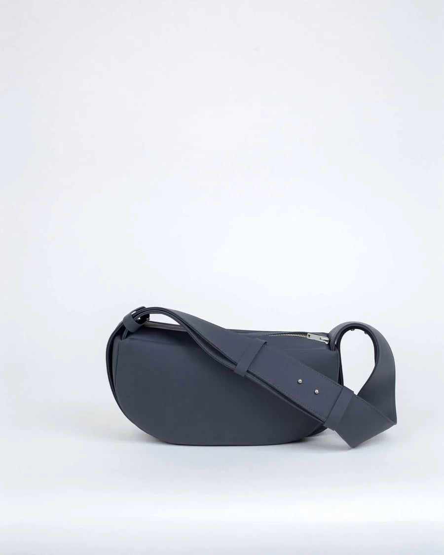 Sac à Main Baguette Gris Silicone Végan - Sac Artisanal Femme