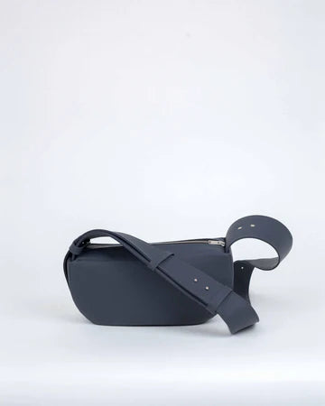 Sac à Main Baguette Gris Silicone Végan - Sac Artisanal Femme