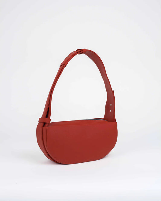 Sac bandoulière rose en biomateriel 100% silicone