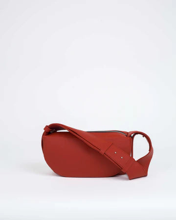 Sac à Main Baguette Rose Demi Lune Silicone Végan - Sac Artisanal Femme