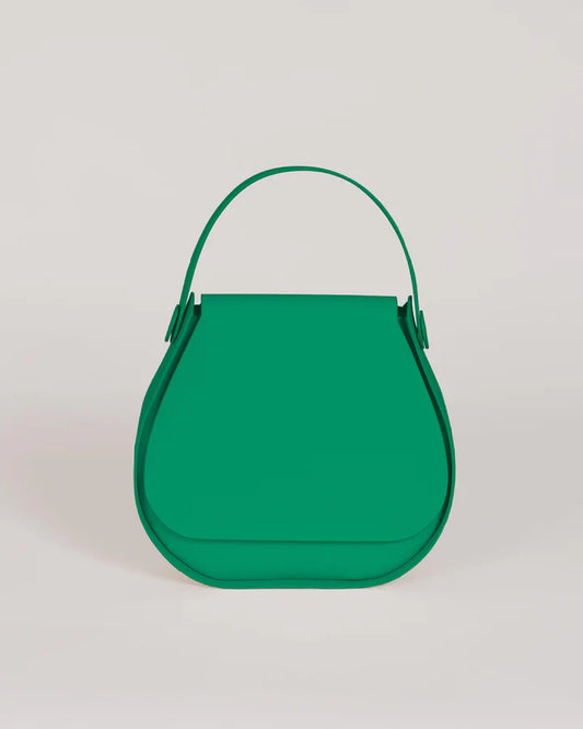 Sac à main artisanal et modulable vert