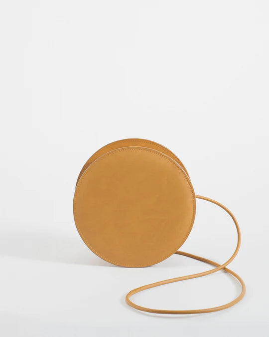 Mini Sac Rond Orange - Maroquinerie Colorée Vitaminée