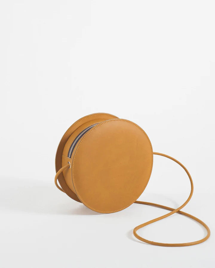 Mini Sac Rond Orange - Maroquinerie Colorée Vitaminée