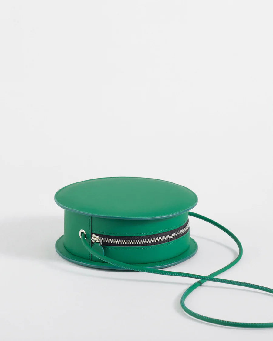 Mini Sac Rond Vert - Maroquinerie Moderne