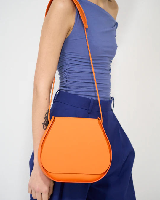 Sac à main orange artisanal Rafalita