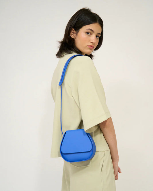 Sac à main bleu artisanal Rafalita