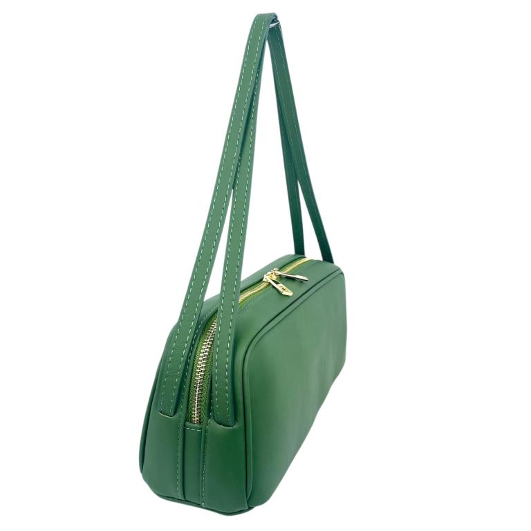 Sac Bandoulière Baril Cuir Italien Noir - Modèle Élégant Femme 30cm