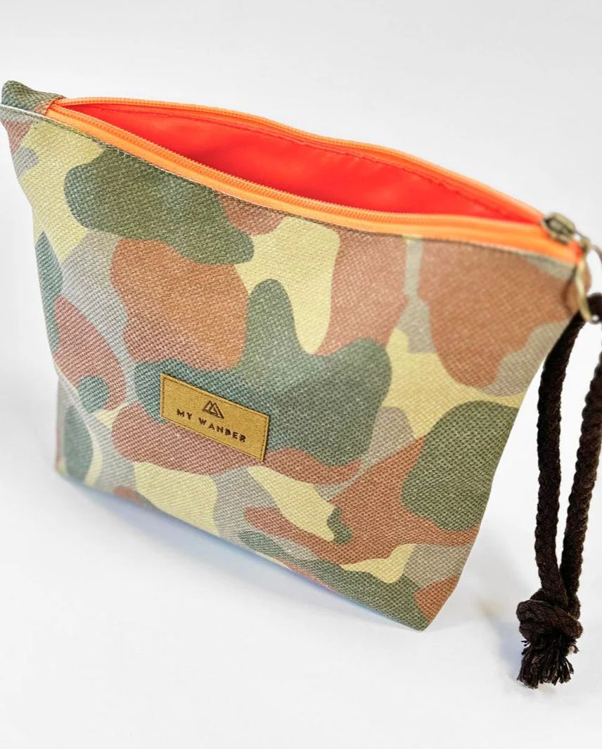Sac à bandoulière et Trousse de toilette pour femme Camo Répulsif