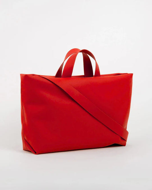 Sac à Main Bandoulière Écoresponsable Rouge - Création Artisanale Végétale