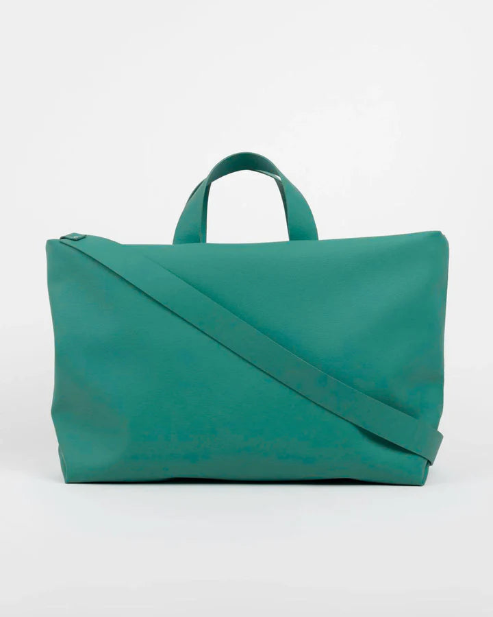 Sac à main vert écoresponsable en peau végétale - Maroquinerie artisanale durable