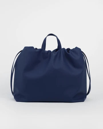 Sac Bandoulière Cuir Végétal Bleu Femme ANGELINES - Maroquinerie Artisanale Premium