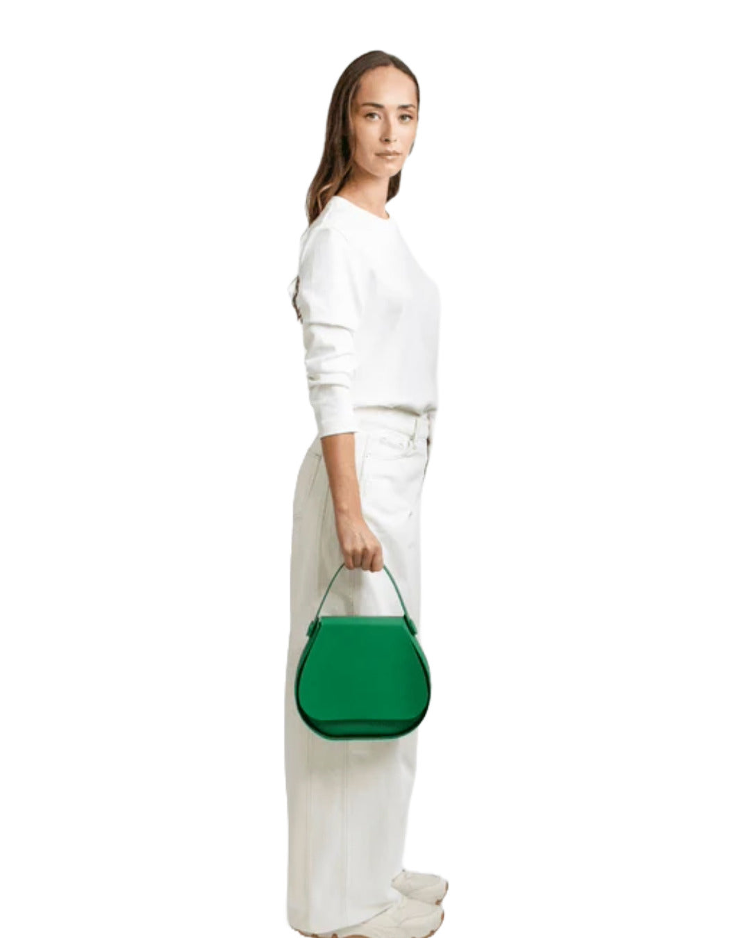 Sac à main artisanal et modulable vert