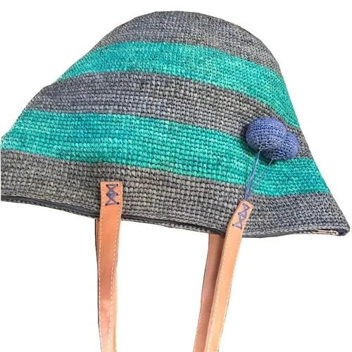 Sac à main bandoulier vert et gris