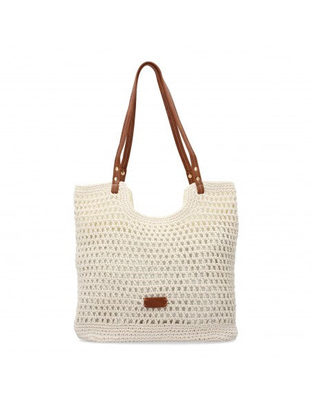 Sac raphia beige fait main original artisanal bandoulière confortable