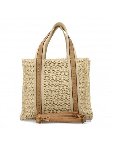 Sac à épaule en raphia