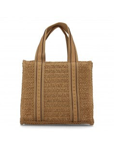 Sac à épaule pour femmes de raphia