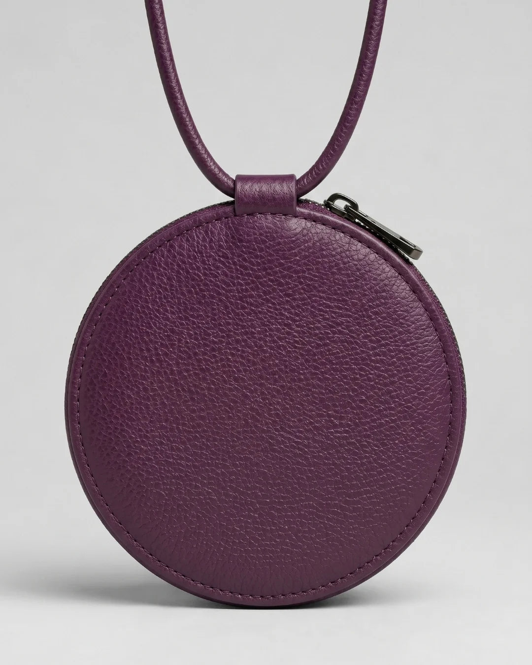 Almita Mini sac en cuir violet fait main – bmassy