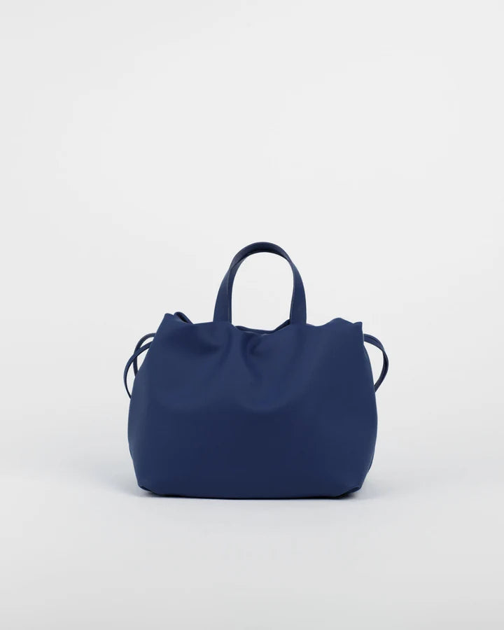 ANGELA bleu – sac artisanal cuir végétal fait main écoresponsable – Bmassy