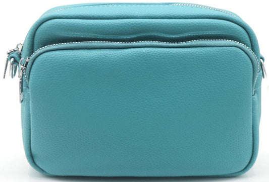 Mini sac à main en cuir vert PU