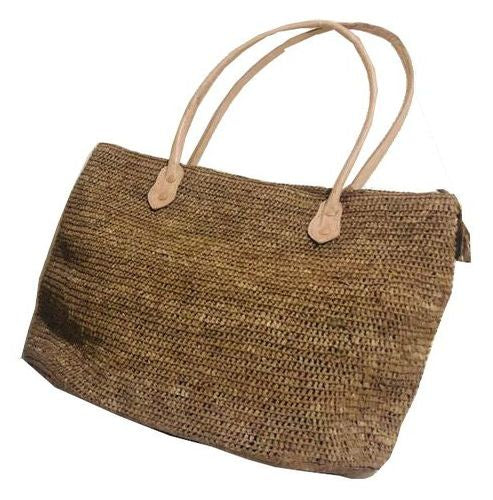 Sac à main raphia bandoulière femme épaule Madagascar artisanal authentique