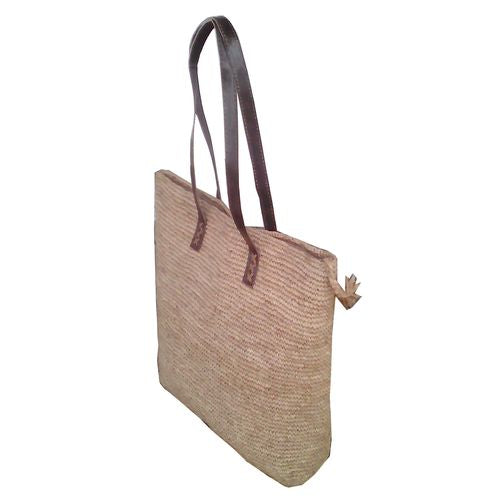 Sac à Main Raphia Bandoulière Femme Épaule - Artisanal Unique