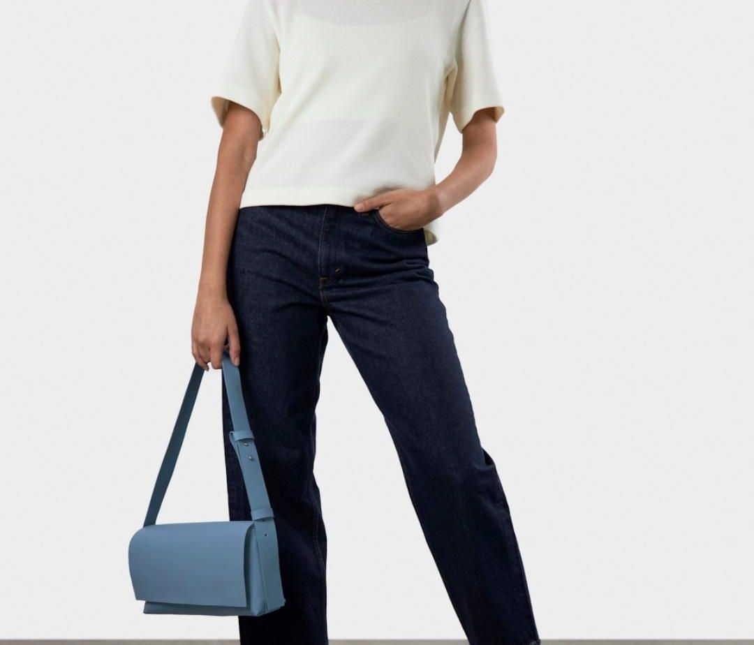 Sac à Main Bandoulière Vert Olive Silicone Végan - Sac Artisanal Femme