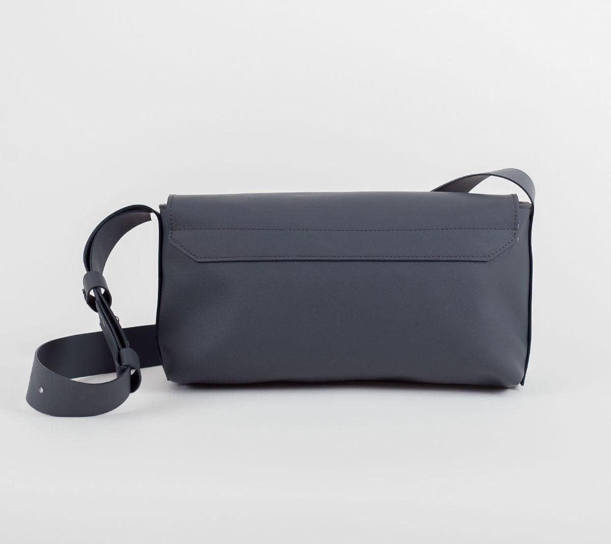 Sac à Main Bandoulière Gris Silicone Végan - Sac Artisanal Femme