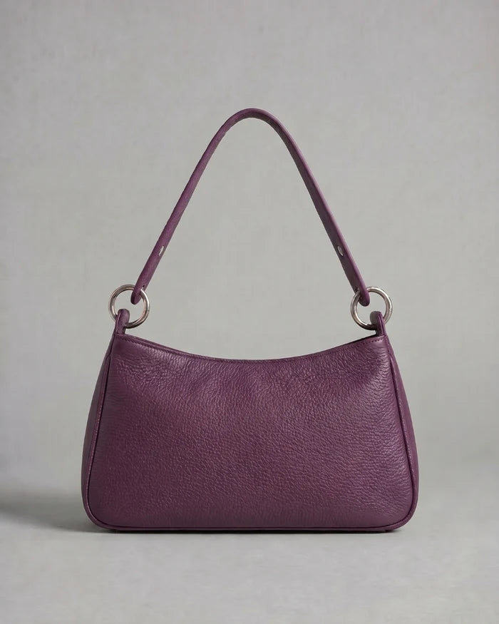 Sac bandoulière LOLI cuir tanné végétal coloris win – Bmassy 