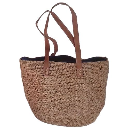 Sac bandoulier raphia pour femme artisanal Madagascar authentique